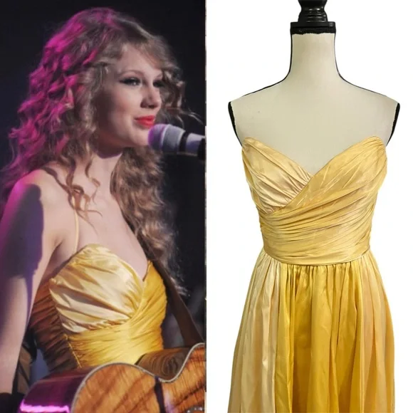 Vintage Designer Silk Dress ASO Lana Del Rey & Taylor Swift - Picture 10 of 11